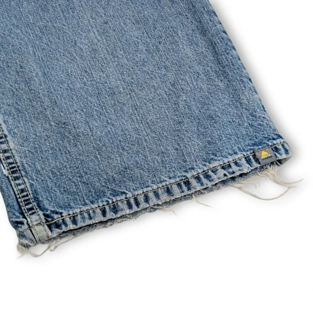 Vintage Y2K Levis‎ SilverTab Jeans Mens 42x31 Baggy Skater Light Wash Distressed